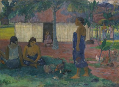 ¿Por qué estás enojado? de Paul Gauguin