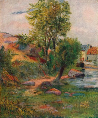 Sauce junto al Aven, 1888, 1938 de Paul Gauguin