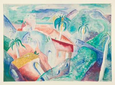 paisaje cubano de Paul Gaulois
