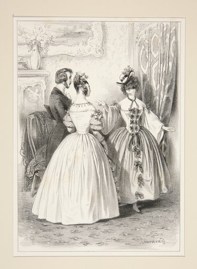 Traje de baile y disfraz de Paul Gavarni