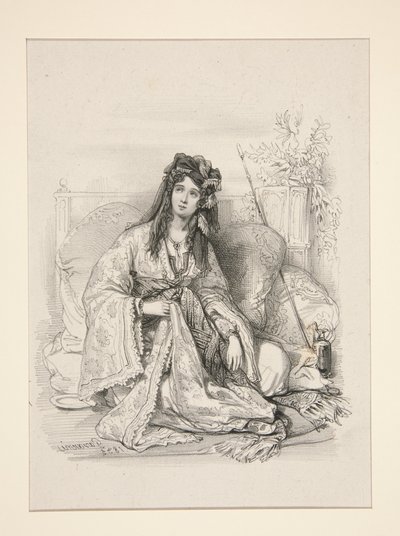 La odalisca de Paul Gavarni