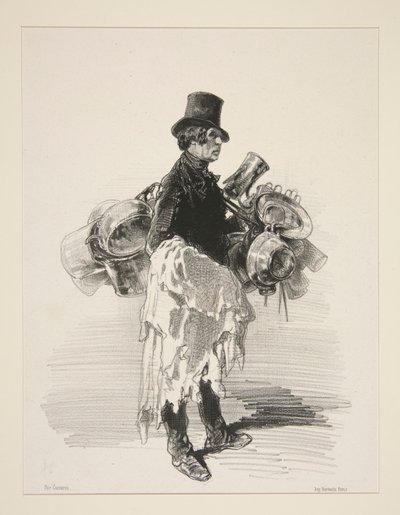 (CONCESIONARIO DE PANS. Fisonomía inglesa.) de Paul Gavarni