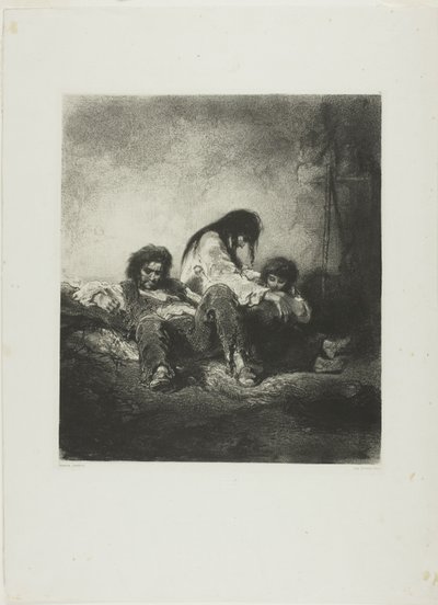 Una Familia Pobre de Paul Gavarni