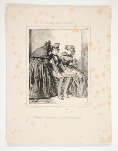 bal masque de Paul Gavarni