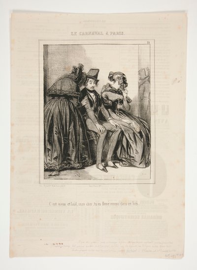 bal masque de Paul Gavarni
