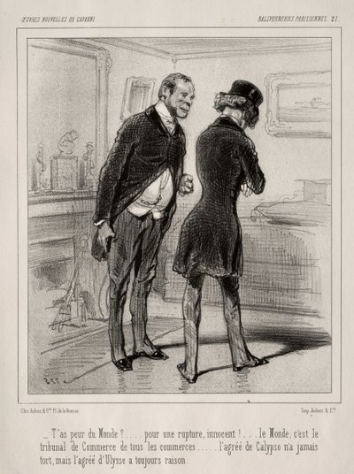 Baliverneries parisiennes de Paul Gavarni