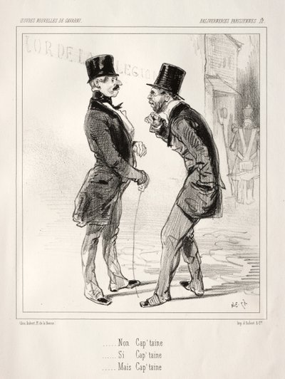 Baliverneries parisiennes de Paul Gavarni