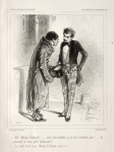 Baliverneries Parisiennes de Paul Gavarni