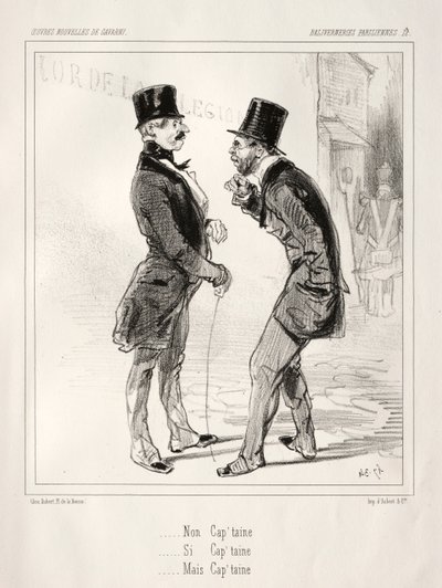 Baliverneries Parisiennes de Paul Gavarni