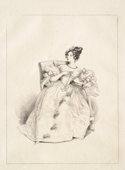Vestido de baile (Robe de bal) de Paul Gavarni