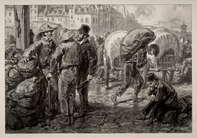 Portadores de carga de Paul Gavarni