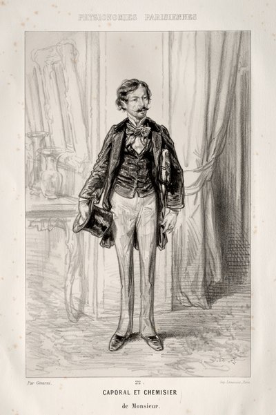 Cabo y Camisero de Paul Gavarni