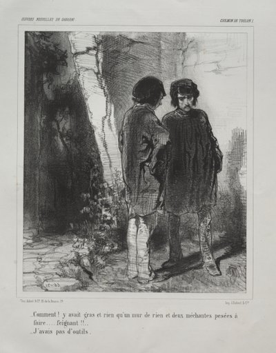 Chemin de Toulon de Paul Gavarni