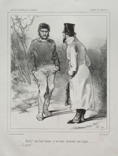 Camino de Toulon de Paul Gavarni