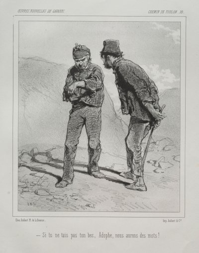 Chemin de Toulon de Paul Gavarni