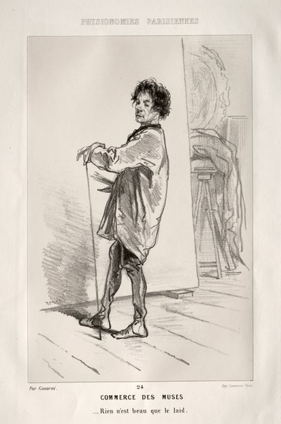Comercio de las Musas de Paul Gavarni