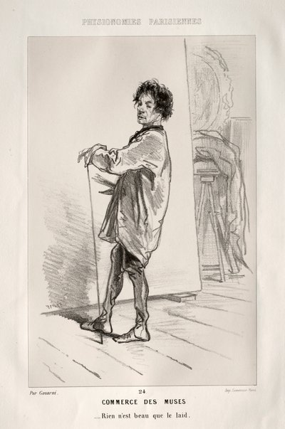 Comercio de las Musas de Paul Gavarni