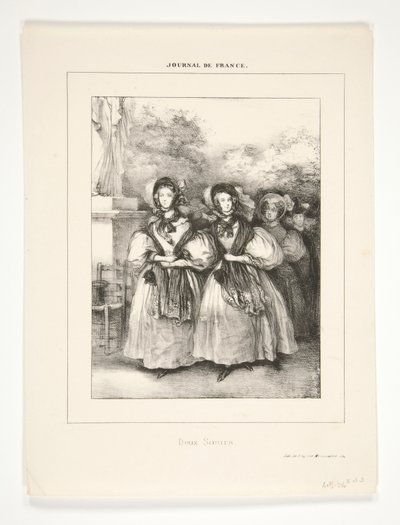 Dos Hermanas de Paul Gavarni