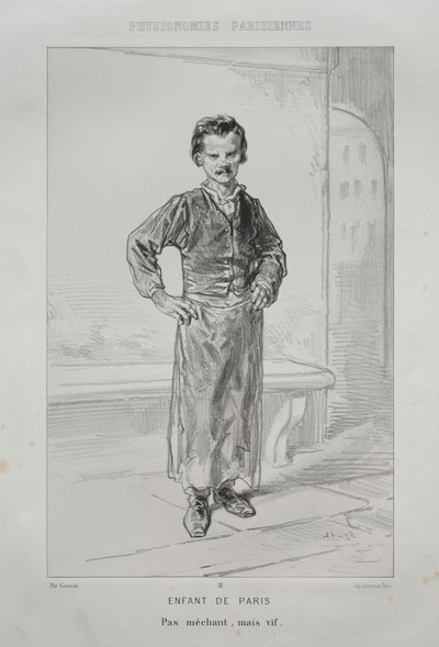 Niño de París de Paul Gavarni