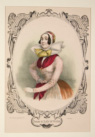ESPOSA DEL DUQUE DE WENDEN de Paul Gavarni