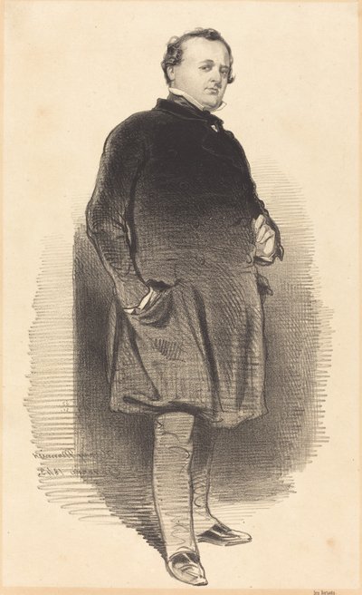 Henry Monnier de Paul Gavarni