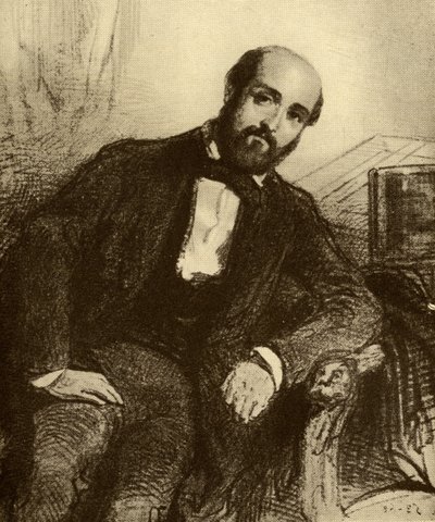 Henry Murger (1822-61) de Paul Gavarni
