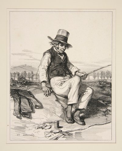 JEROME SAUVAGE, (conocido como Padre Belenfant). de Paul Gavarni