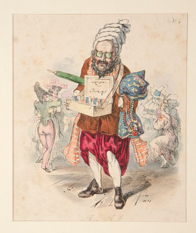 O. - JUIF de Paul Gavarni