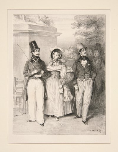 El paseo de Paul Gavarni