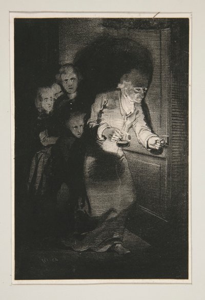 EL FANTASMA. de Paul Gavarni