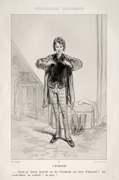 El Estudiante de Paul Gavarni