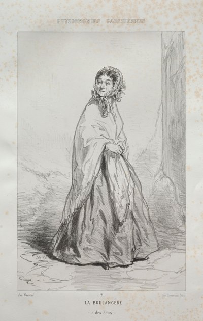 La Boulangère de Paul Gavarni