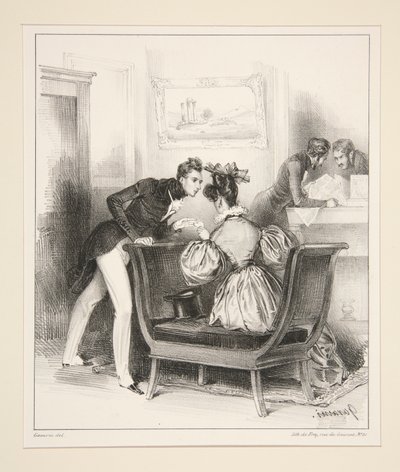 El helado de Paul Gavarni