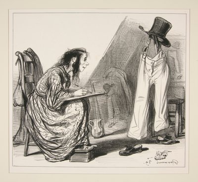 La pintura de Paul Gavarni