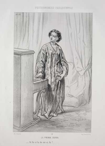 La Prima Dona de Paul Gavarni
