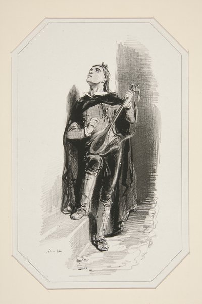 La Serenade de Paul Gavarni