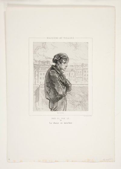 La caza del pañuelo. de Paul Gavarni