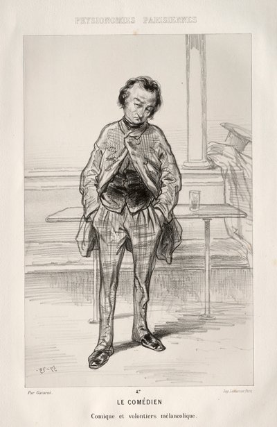 El comediante de Paul Gavarni