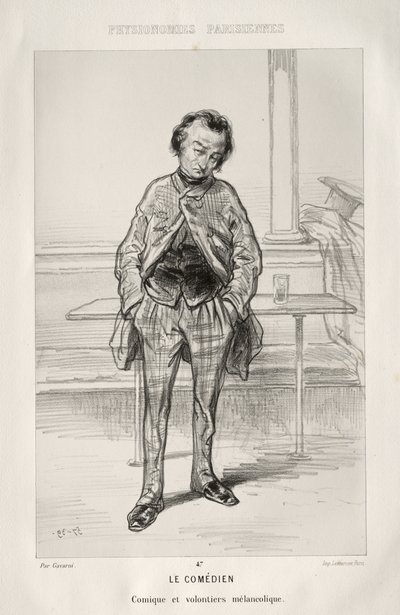 El Comediante de Paul Gavarni