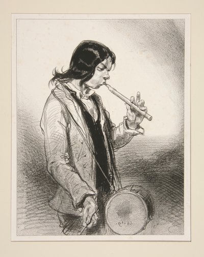 Le Galoubet. de Paul Gavarni