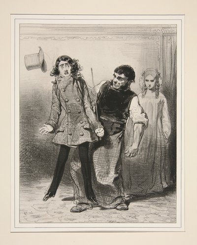 El padre de la Lorette de Paul Gavarni