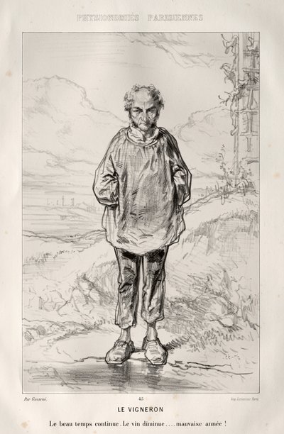 El Viñador de Paul Gavarni