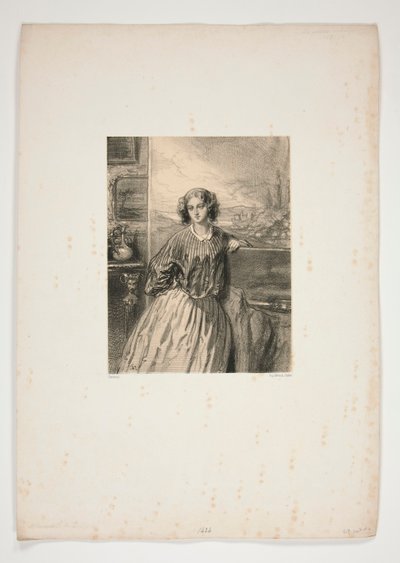 Mujeres Artistas/ Madame E. de B de Paul Gavarni