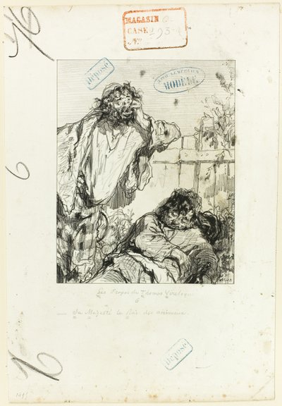 Les Propos de Thomas Vireloque: Su Majestad el Rey de las Bestias de Paul Gavarni
