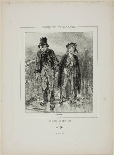 Los ingleses en su tierra: la ginebra de Paul Gavarni