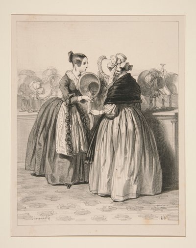 COMERCIANTE DE MODA. de Paul Gavarni