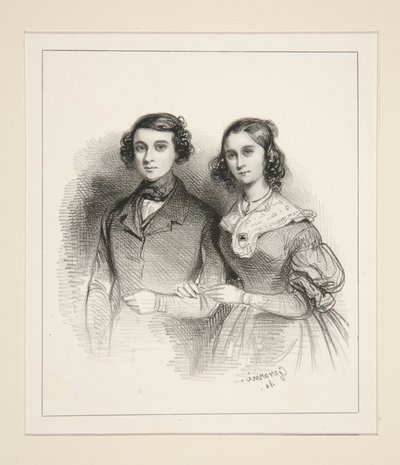 Sr. y Sra. Emile Taigny de Paul Gavarni