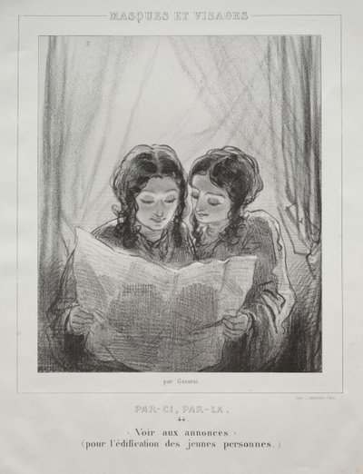 Masques et Visages de Paul Gavarni