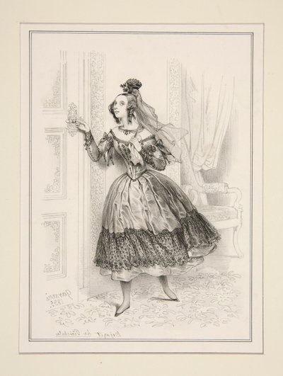 señorita dejazet de Paul Gavarni