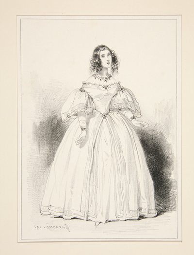 Sra. Anna Thillon de Paul Gavarni